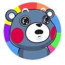 😮-Kumamon, Telegram Sticker