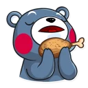 😌-Kumamon, Telegram Sticker