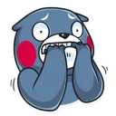 😨-Kumamon, Telegram Sticker
