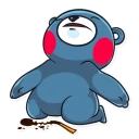😩-Kumamon, Telegram Sticker