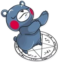 😌-Kumamon, Telegram Sticker