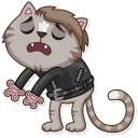 😩-Vincent Whiskers, Telegram Sticker