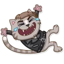 😂-Vincent Whiskers, Telegram Sticker