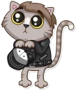 🙄-Vincent Whiskers, Telegram Sticker