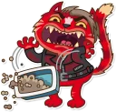 😡-Vincent Whiskers, Telegram Sticker