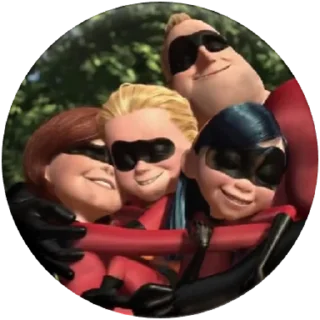 🤗-The Incredibles, Telegram Sticker