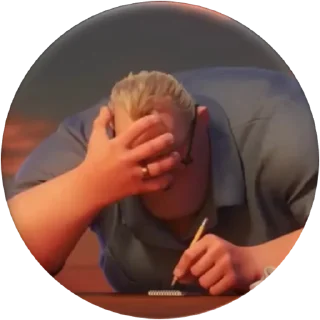 🤦‍♂️-The Incredibles, Telegram Sticker
