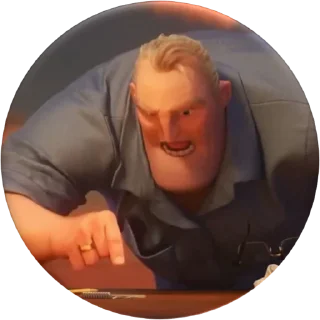 😡-The Incredibles, Telegram Sticker