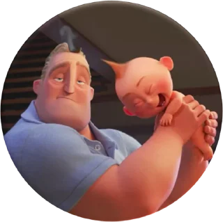 😐-The Incredibles, Telegram Sticker