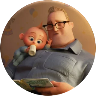 😴-The Incredibles, Telegram Sticker