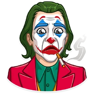 😨-Joker, Telegram Sticker