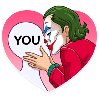😘-Joker, Telegram Sticker
