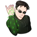 😎-The Matrix, Telegram Sticker