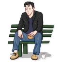 ☹️-The Matrix, Telegram Sticker
