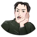 😲-The Matrix, Telegram Sticker