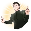 😌-The Matrix, Telegram Sticker