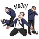 😰-The Matrix, Telegram Sticker