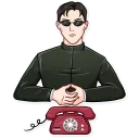 🙍‍♂️-The Matrix, Telegram Sticker