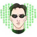 ❤️-The Matrix, Telegram Sticker