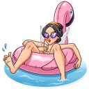 🏖-The Muse, Telegram Sticker