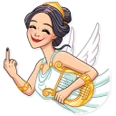 🖕-The Muse, Telegram Sticker
