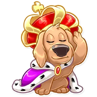 👑-The Secret Life of Pets, Telegram Sticker