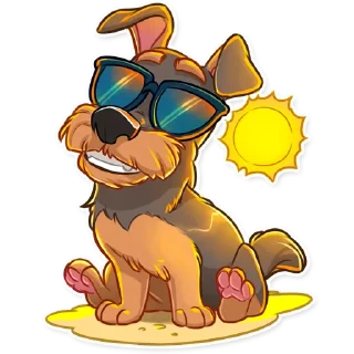 😎-The Secret Life of Pets, Telegram Sticker