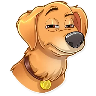 😑-The Secret Life of Pets, Telegram Sticker