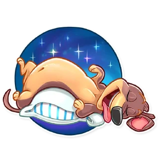 😴-The Secret Life of Pets, Telegram Sticker