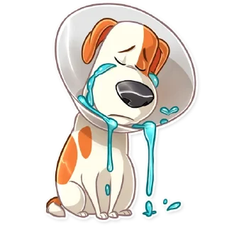 😭-The Secret Life of Pets, Telegram Sticker
