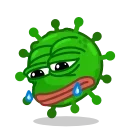 😢-The Virus, Telegram Sticker