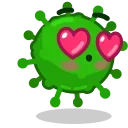 😍-The Virus, Telegram Sticker