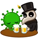 🍻-The Virus, Telegram Sticker
