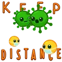 ↔️-The Virus, Telegram Sticker