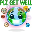 🌏-The Virus, Telegram Sticker