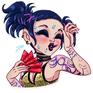 🥵-The Witness Girl, Telegram Sticker