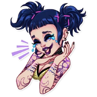 😂-The Witness Girl, Telegram Sticker