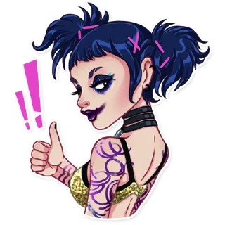 👍-The Witness Girl, Telegram Sticker