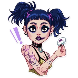 😯-The Witness Girl, Telegram Sticker