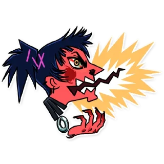 😡-The Witness Girl, Telegram Sticker