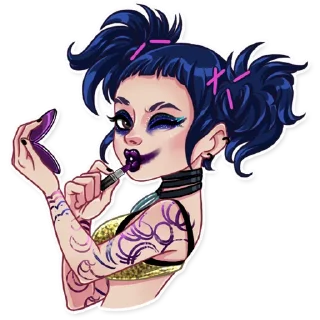 😉-The Witness Girl, Telegram Sticker