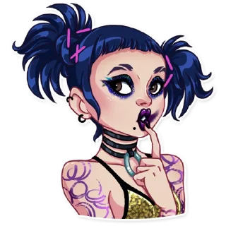🤔-The Witness Girl, Telegram Sticker