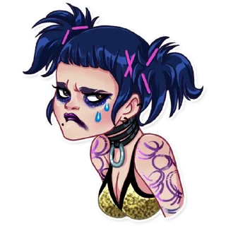 ☹️-The Witness Girl, Telegram Sticker