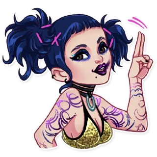 👋-The Witness Girl, Telegram Sticker