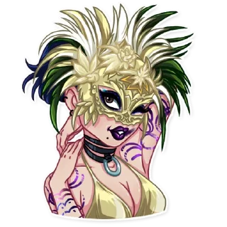 😉-The Witness Girl, Telegram Sticker