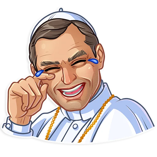 The Young Pope, telegram sticker