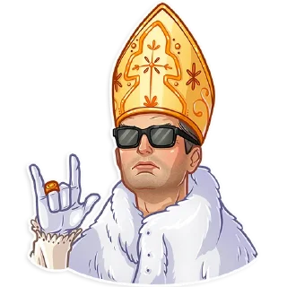🤟-The Young Pope, Telegram Sticker