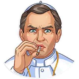 😳-The Young Pope, Telegram Sticker