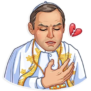💔-The Young Pope, Telegram Sticker
