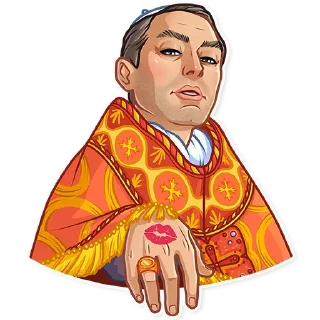 😌-The Young Pope, Telegram Sticker